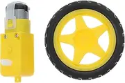Quick Assembly Robot Tire Motor Set Car Wheels DIY Model Toy Car Gears and Wheels Boys and Girls Playthings