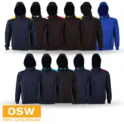 Kid's Croxton Hoodie Close Front Contrast Long Sleeves Easy Fit FL19K