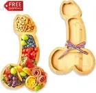 CISSIYOG Aperitif Board Platters, Wood Board Cheese Aperitif Tray Charcuterie Bo