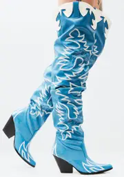 Denim Love Bandit Cowgirl Boot