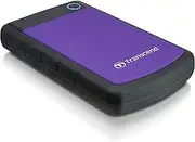 Transcend 4TB, 2.5" Portable HDD, StoreJet H3, Purple, Anti-Shock, TS4TSJ25H3P