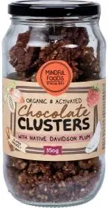 Mindful Foods Chocolate Clusters Davidson Plum Organic & Activated 350g