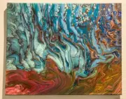 Hawaii Original Abstract Acrylic Painting Canvas Home Decor Wall Art Gallery Sea