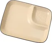 LeoLeoyy Dumpling Plate Ceramic Sauce Dish Dipping Bowl Seasoning Dish Saucer for Appetizers Desserts