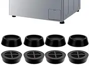 8PCS Washing Machine Foot Pads for Anti-vibration and Anti-Walk Pads, Washer and Dryer Anti Slip Vibration Pad Mat for Vibration Reduction & Shock Absorber Rubber Noise Cancelling Isolation Feet