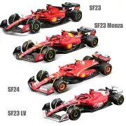 Bburago 1:43 F1 Ferrari SF23 SF24 # 16 # 55 Die Casting Model Car Toy Collection