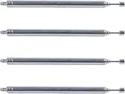 Mellisso 4pcs 7 Section AM Radio, FM, TV Expansion Antenna Aerial 66 cm Long