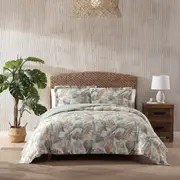 Tommy Bahama Raw Coast Bed Quilt Cover Set Home Bedding Green/Gold