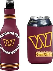 Football Can & Bottle Coozie Holder Insulator Beverage Huggie Cooler