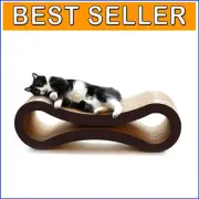 Ultimate Cat Lounge Scratch Pad - Walnut Brown Eco-Conscious Design, 34" Size