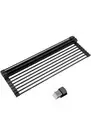 Roll Up Dish Drying Rack Silicone Wrapped Over The Sink Dish Drying Rack Mult...