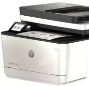 HP LaserJet Pro 3101sdw Wireless All-in-One Black & White Laser Printer, White