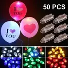 50x Wedding Christmas Party Birthday Lantern Light up LED Balloon Glow