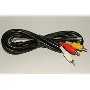 Composite AV Cable For Sega Genesis 2 And 3 By Mars Devices Vintage A/v