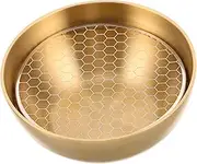 Mobestech Sturdy Copper Bowl for Incense Altar Decor Meditation Accessory Religious Adornment Replacement Stick Burner for Home