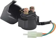QASULER Motorcycle Starter Relay Solenoid Ignition Switch, for Yamaha， TTR225 TTR250 XT225 Serow XT 225 XT600 Dirt Bike XT 600 TTR 225 250 Motorcycle Engine Start Relay
