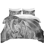 Coldfire Dragon Drawing Cool Fantasy Art Quilt Cover