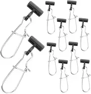20Pcs Fishing Snaps Professional Hook Connectors for Freshwater and Saltwater Fishing Wear Resistant Snap Clips for Convenient Fishing Rigs and Tackle