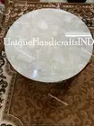 Crystal Coffee Table With White Quartz Stone Customize Handmade Home & Garden
