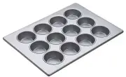 Commercial Bakeware Large Muffin Pan, 12-Cup