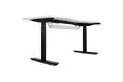 Fitness ErgoDesk Automatic Standing Desk 1800mm (White) + Cable Management Tray