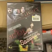 TRIPLE FEATURE HORROR (dvd) *NEW* Legacy / Sentinel / Sssssss, deleted title