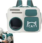 Lunaobrik Dog Backpack Carrier, Pet Carrier for Cats, Comfortable Lightweight Dog Travel Bag, Portable Robust Small Hardening with Mesh for Hiking, Camping, Flight Bike