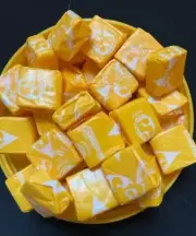 Starburst ALL LEMON Fruit Chews BULK Candy - ONE POUND BAG BULK CANDY