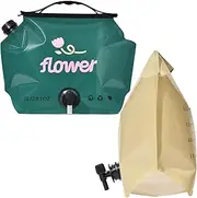 8L Portable Water Bag - 2X Reusable Foldable Bladder Pouch | Water Bag for Hiking Fully Open Easy to Clean Lightweight for Backpacking Swimming RV Trips