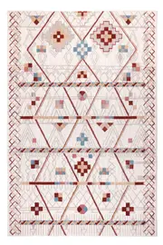 Multicolour Indoor Floor Rug Scandinavian Designer Area Rug Nishaar Soft Plush