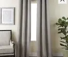 Stratford Park Percy Light-Filtering Grommet Top Set of 2 Curtain Panels Taupe