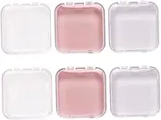 DRESSOOS Storage Box for Nail Art Nail Packaging Boxes Abs Plastic Easy to Carry