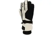 XTM Les Triomphe White and Black Ladies Snow Ski Winter Gloves