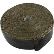 Aeroflow Titanium Aluminised Exhaust Wrap Insulation 2" X 50Ft Rollblack Foil Aeroflow - AF91-3017