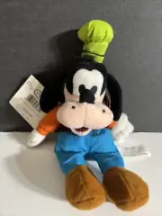 DISNEY MINI BEAN BAGS PLUSH " GOOFY " NEW W/ TAGS 9 "