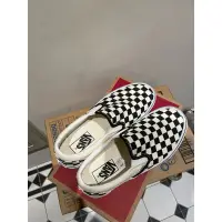 在飛比找蝦皮購物優惠-VANS 厚底帆布鞋 Classic Slip-On Sta