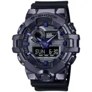 Casio G-Shock G-STEEL Analog-Digital Quartz Black-Purple Men's Watch GM700P-6A