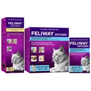 Feliway Fear & Stress Diffuser & Refill & Spray For Kittens & Cats Value Pack