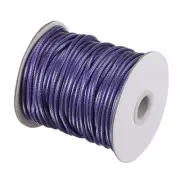 Beading Thread Bracelet Weave Craft Cord 3mm 39M/Roll, Purple