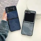 Phone Case For Samsung Galaxy Z Flip6 Flip5 4 3 Folding Cloth Hybrid Slim Cover