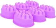 Tofficu Massage Brush Mold Oval Silicone Soap Mold Bar Mold for DIY Handmade Soap Baking Mold
