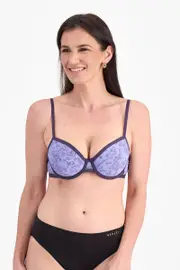 Berlei Because Lightly Lined Bra - Sketchbook Floral Seaside Daisy, Size: 16 D