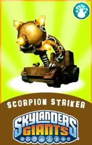 Skylanders Giants Scorpion Striker Catapult Magic Item NFC Card FREE SHIPPING