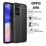 CASE AUTO FOCUS OPPO A96 皮革體驗軟殼超薄終極皮套