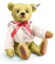 STEIFF "ARCHIE TEDDY BEAR" EAN 403149-REPLICA-BRASS MOHAIR-GROWLER LIM EDITION