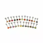 Tongue Rings Barbells Straight Bars Piercing Logo No Duplicate 25 Pieces