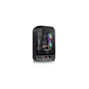 Thermaltake The Tower 300 m-ATX Micro Tower Gaming Computer Case Black
