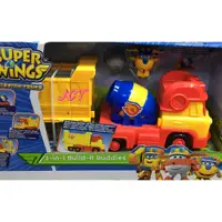 在飛比找蝦皮購物優惠-JCT SUPER WINGS—3合1工程車基地組 3740