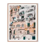 Residence Caprice Framed Printed Wall Art - Timber