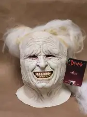 GHOULISH PROD adult full head SPOOKY HALLOWEEN MASK • DRACULA new w/ tags OLDMAN